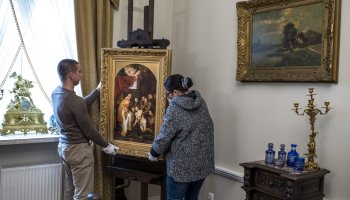 Najstarsze obrazy olejne już po konserwacji