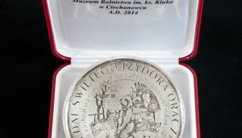 Muzeum Rolnictwa w Ciechanowcu uhonorowane "Medalem za Zasługi na Rzecz Szerzenia Kultu świętego Izydora Oracza"