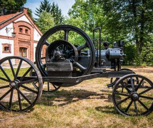 Odrestaurowane silniki stacjonarne w Muzeum Rolnictwa w Ciechanowcu