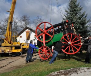 Najstarsza lokomobila parowa w Muzeum Rolnictwa im. ks. Krzysztofa Kluka w Ciechanowcu Najstarsza lokomobila parowa w Muzeum Rolnictwa im. ks. Krzysztofa Kluka w Ciechanowcu