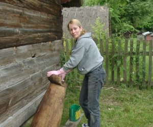 Praktyka studentów z Wydziału Technologii Drewna SGGW w Warszawie Praktyka studentów z Wydziału Technologii Drewna SGGW w Warszawie