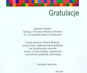 Wspomnień czar - podsumowanie roku jubileuszowego Wspomnień czar - podsumowanie roku jubileuszowego