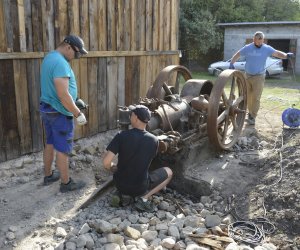 Nowy silnik gazowy w Muzeum Rolnictwa w Ciechanowcu