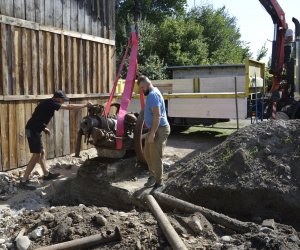 Nowy silnik gazowy w Muzeum Rolnictwa w Ciechanowcu