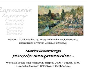 Pejzaże sentymentalne... Marka Bojarskiego