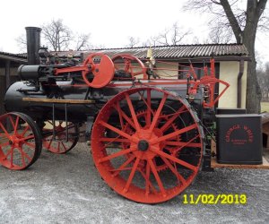 Jedyna w Polsce - najstarsza lokomobila samobieżna Jedyna w Polsce - najstarsza lokomobila samobieżna