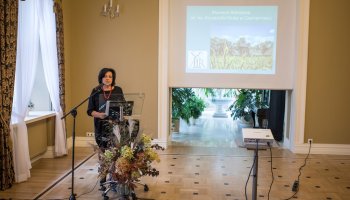 Podsumowanie i prezentacja projektu "Restauracja obiektów zespołu pałacowo-parkowego wraz z konserwacją muzealiów Muzeum Rolnictwa im. ks. Krzysztofa Kluka w Ciechanowcu"