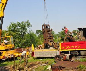 Zabytkowy tartak w Muzeum