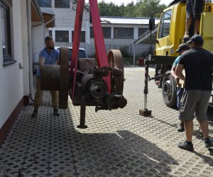 Nowy silnik gazowy w Muzeum Rolnictwa w Ciechanowcu