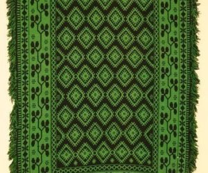 Wełniane tkaniny dwuosnowowe