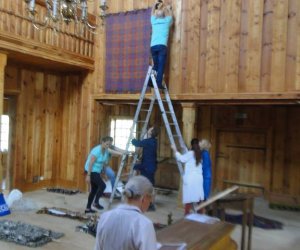 Wystawa w Mińsku (Białoruś) - „Dywany dwuosnowowe ze zbiorów Muzeum Rolnictwa im. ks. Krzysztofa Kluka w Ciechanowcu” Wystawa w Mińsku (Białoruś) - „Dywany dwuosnowowe ze zbiorów Muzeum Rolnictwa im. ks. Krzysztofa Kluka w Ciechanowcu”