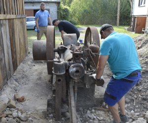 Nowy silnik gazowy w Muzeum Rolnictwa w Ciechanowcu