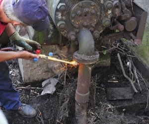 Zabytkowy tartak w Muzeum