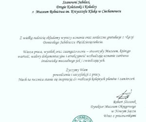 Wspomnień czar - podsumowanie roku jubileuszowego Wspomnień czar - podsumowanie roku jubileuszowego