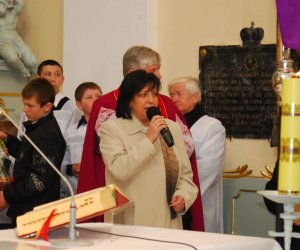 Prezentacja palm na Mszy Świetęj Prezentacja palm na Mszy Świetęj