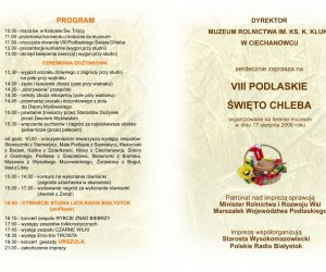 VIII PODLASKIE ŚWIĘTO CHLEBA
