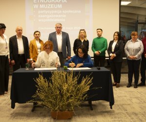 Podpisanie umowy o współpracę Muzeum Michajla Bilasa w Truskawcu