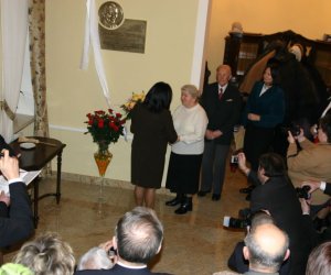 Odsłonięcie Tablicy Pamiątkowej poświęconej Odsłonięcie Tablicy Pamiątkowej poświęconej