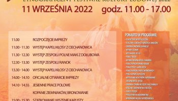 Jesień w polu i zagrodzie - Etnograficzny Festiwal Kultury Ludowej 2022