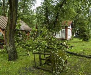 Nawałnica w ciechanowieckim muzeum Nawałnica w ciechanowieckim muzeum
