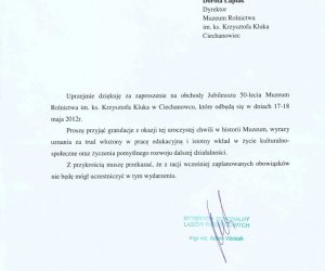 Wspomnień czar - podsumowanie roku jubileuszowego