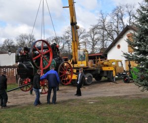Najstarsza lokomobila parowa w Muzeum Rolnictwa im. ks. Krzysztofa Kluka w Ciechanowcu Najstarsza lokomobila parowa w Muzeum Rolnictwa im. ks. Krzysztofa Kluka w Ciechanowcu