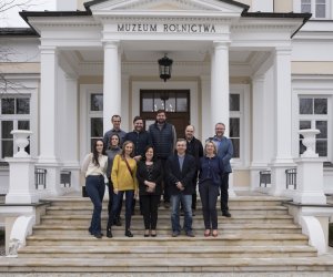 Spotkanie zespołu ds. budowy sektora budownictwa ziemnego Muzeum Rolnictwa im. ks. Krzysztofa Kluka w Ciechanowcu